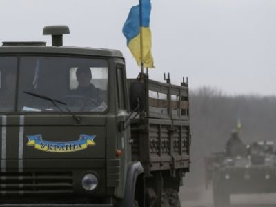 Грузовик с украинскими военнослужащими. Фото: unian.ua